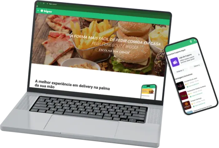 Plataforma Bigou Desktop e Mobile